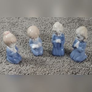 Vintage Praying Children Figures